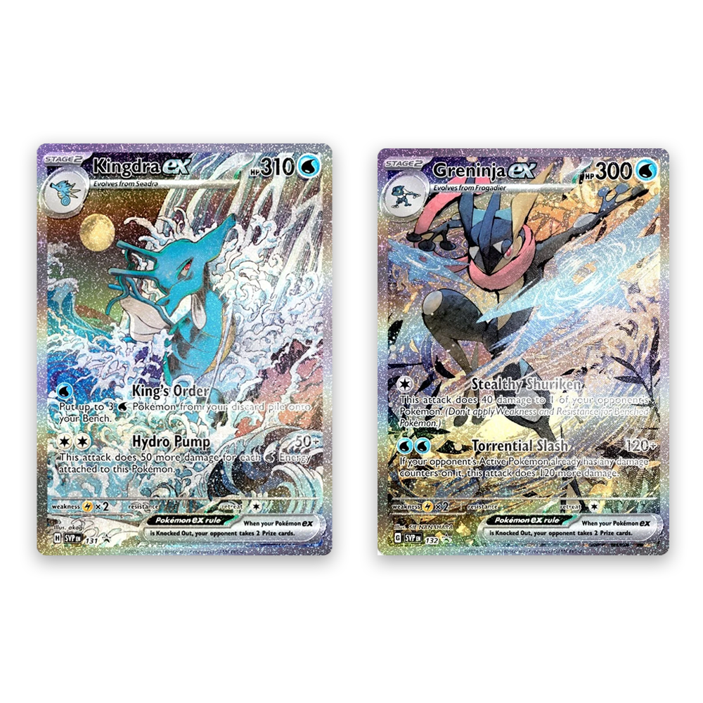 Pokémon TCG: Scarlet & Violet—Shrouded Fable Special Illustration Collection Bundle (Kingdra ex & Greninja ex) Promos