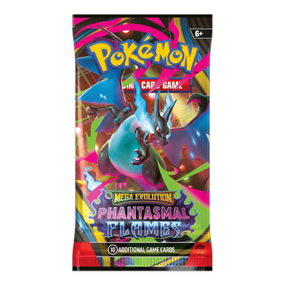 Pokémon TCG: Mega Evolution – Phantasmal Flames Booster Pack - Mega Charizard X
