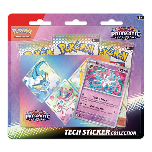 Pokémon TCG: Scarlet & Violet—Prismatic Evolutions Tech Sticker Collection - Sylveon