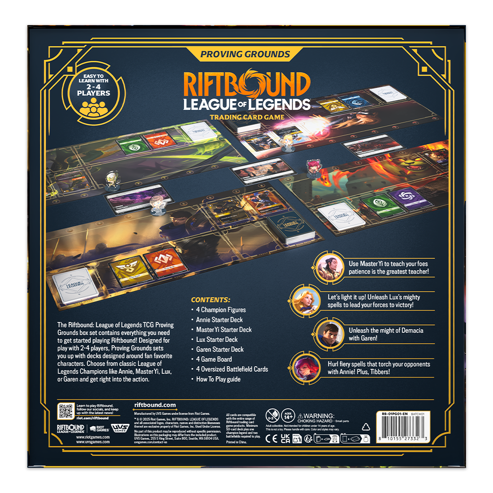 Riftbound: League of Legends TCG – Proving Grounds Back