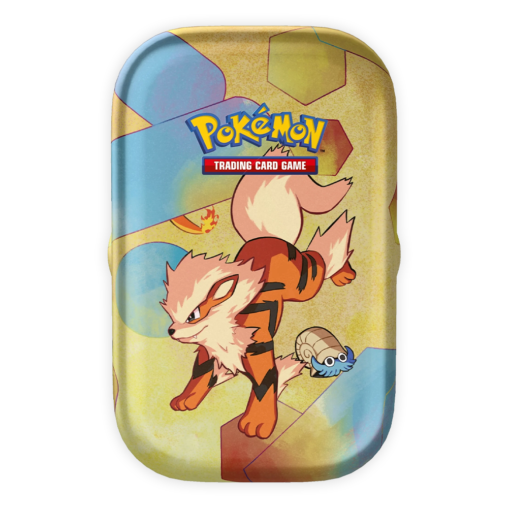 Pokémon TCG: Scarlet & Violet-151 Mini Tin (Arcanine and Omanyte)