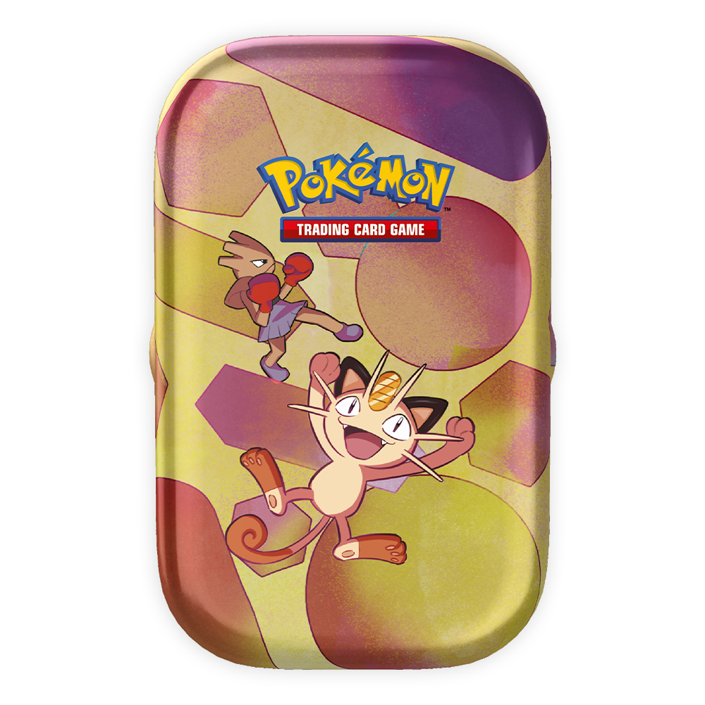 Pokémon TCG: Scarlet & Violet-151 Mini Tin (Meowth & Hitmonchan)