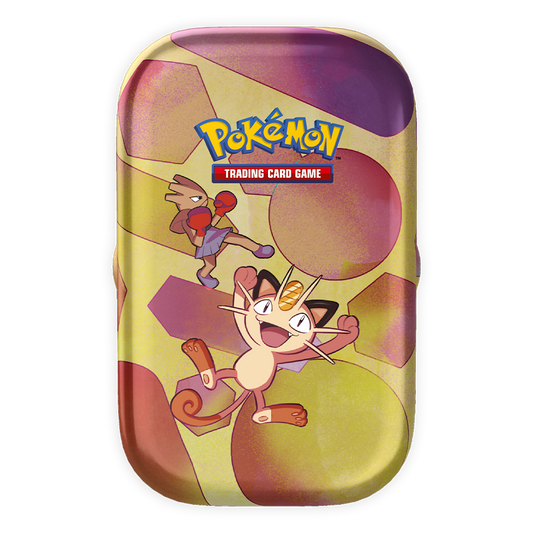 Pokémon TCG: Scarlet & Violet-151 Mini Tin (Meowth & Hitmonchan)