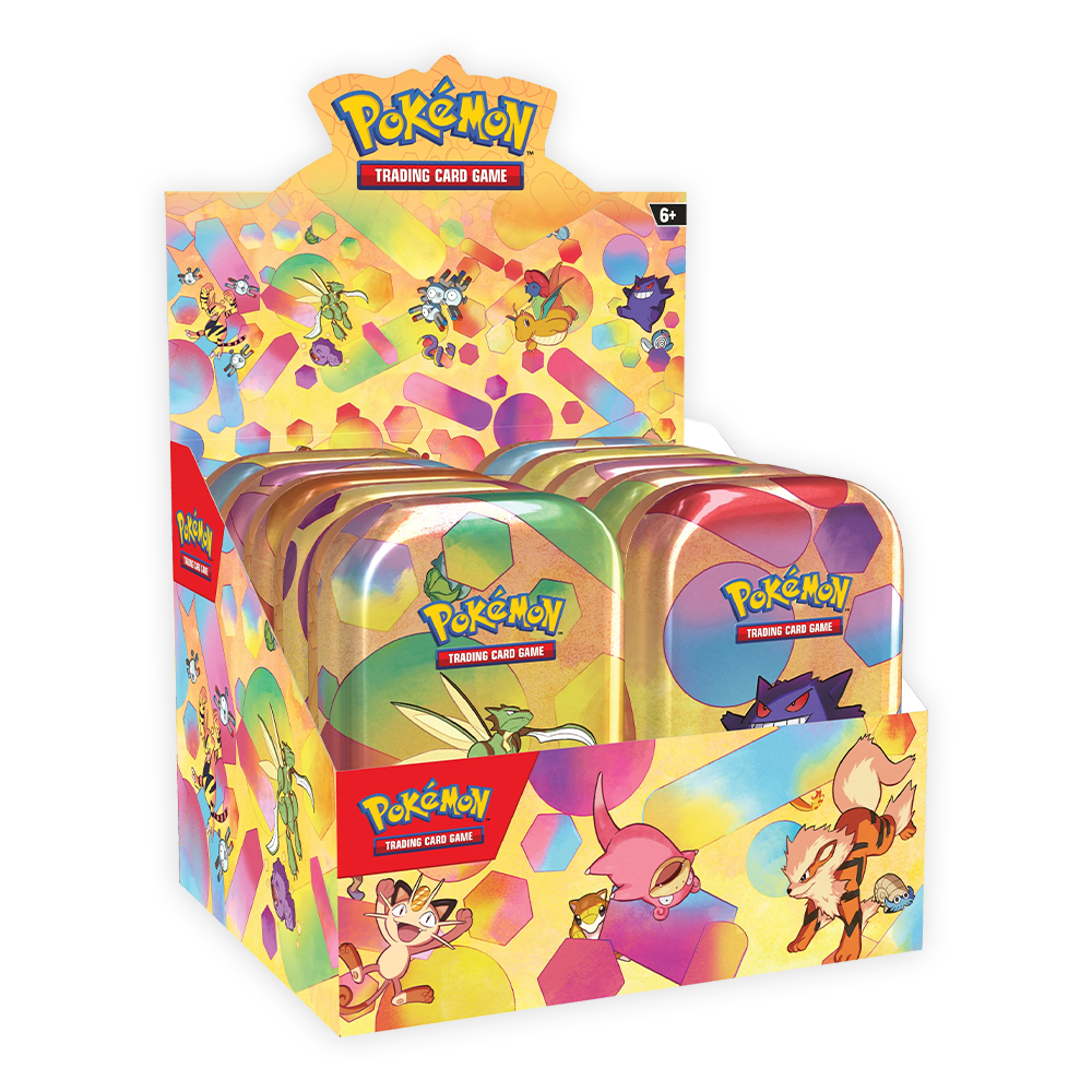 Pokémon TCG: Scarlet & Violet-151 Mini Tin Display - Set of 10 - Sealed Case Display