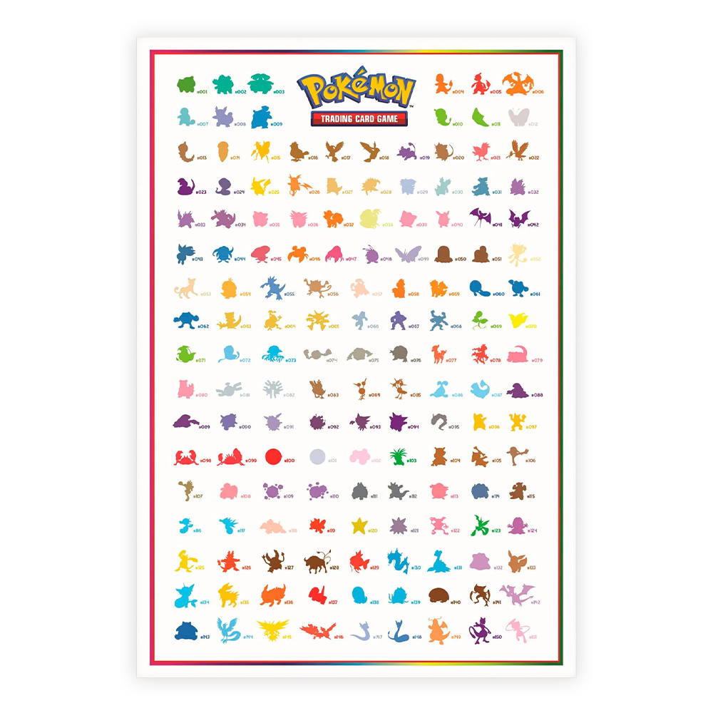 Pokémon TCG: Scarlet & Violet—151 Poster Collection Poster Side 1