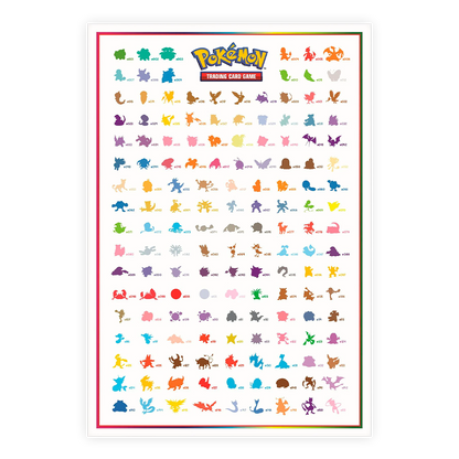 Pokémon TCG: Scarlet & Violet—151 Poster Collection Poster Side 1