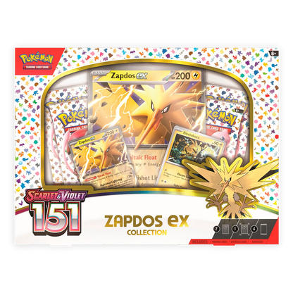 Pokémon TCG: Scarlet & Violet—151 Collection—Zapdos ex! Front