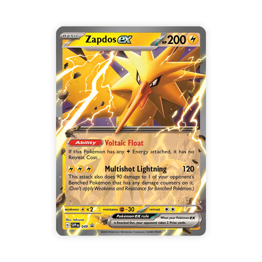 Pokémon TCG: Scarlet & Violet—151 Collection—Zapdos ex! Zapdos Promo