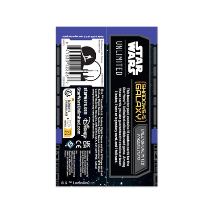 Star Wars™: Unlimited – Shadows of the Galaxy Booster Pack Back