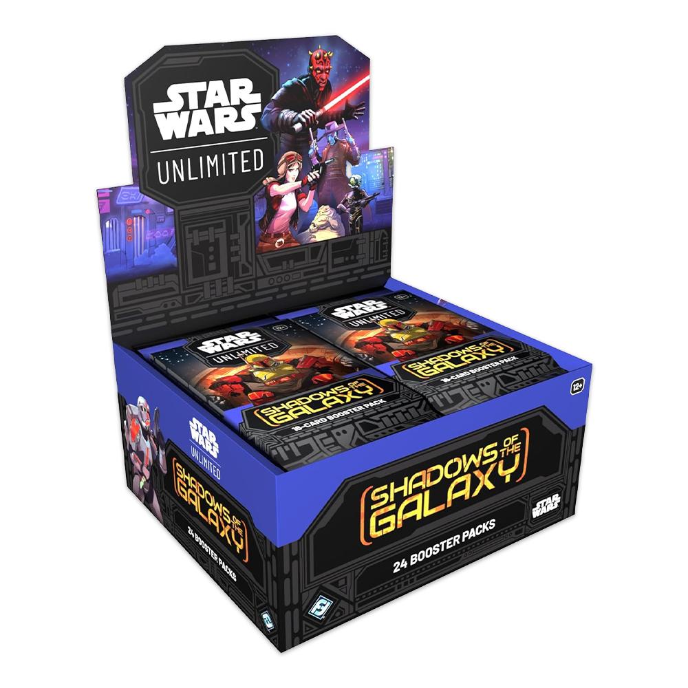 Star Wars™: Unlimited – Shadows of the Galaxy Booster Box Display Side