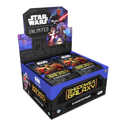 Star Wars™: Unlimited – Shadows of the Galaxy Booster Box Display Side