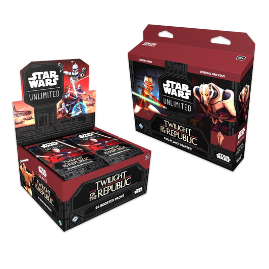 Star Wars: Unlimited – Twilight of the Republic Booster Box and Starter Bundle