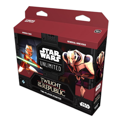 Star Wars: Unlimited – Twilight of the Republic Two-Player Starter Deck - Ahsoka Tano & General Grievous