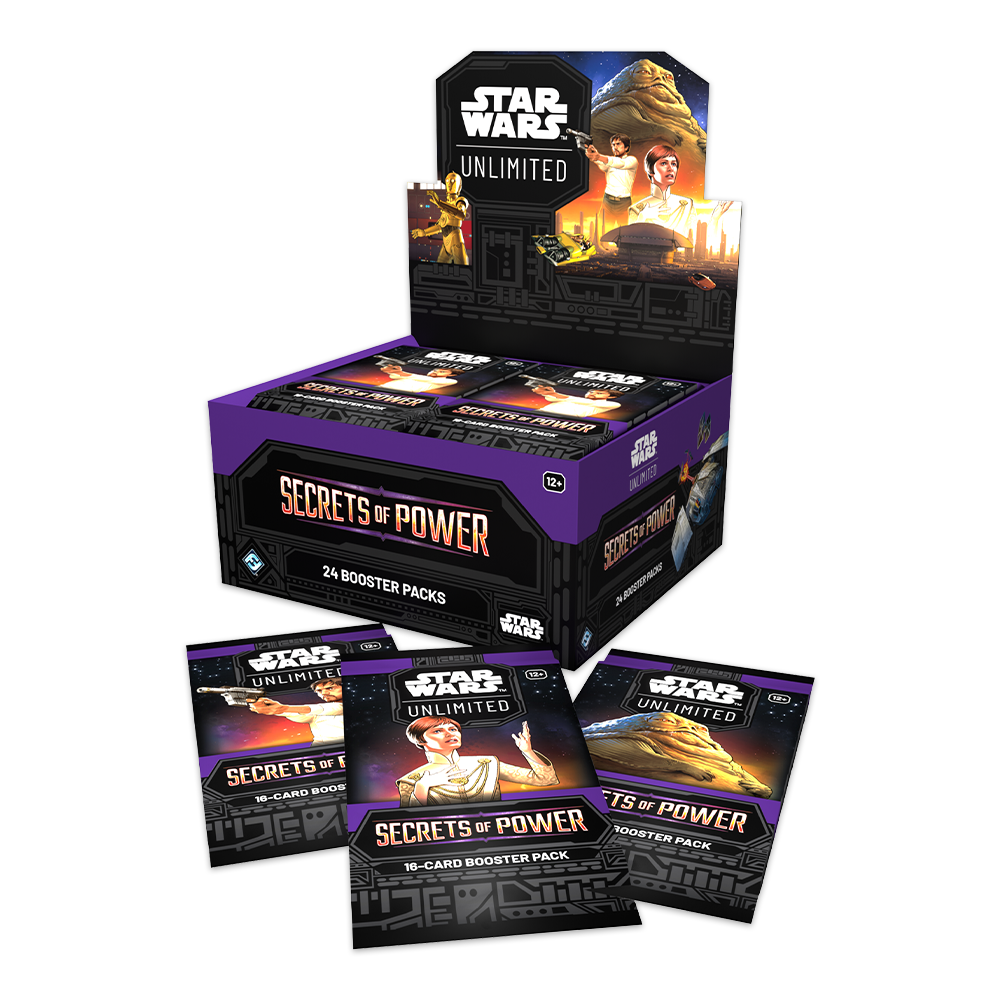 Star Wars: Unlimited – Secrets of Power Booster Box Display Components