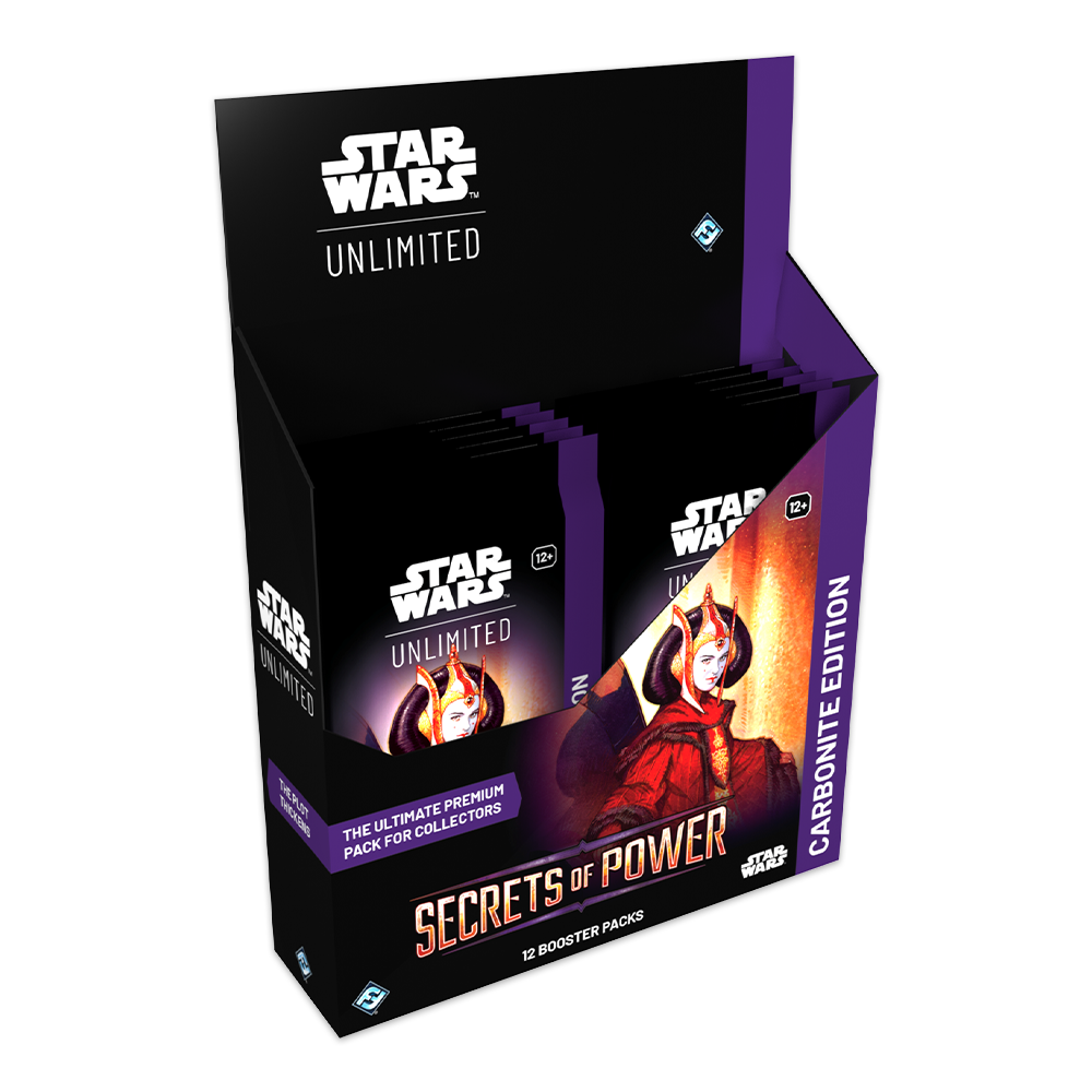Star Wars: Unlimited – Secrets of Power Carbonite Booster Box Display