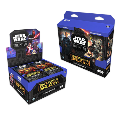 Star Wars: Unlimited Shadows of the Galaxy Booster Box and Starter Bun Eclipse Cards Star Wars: Unlimited Shadows of the Galaxy Booster Box and Starter Bun Eclipse Cards