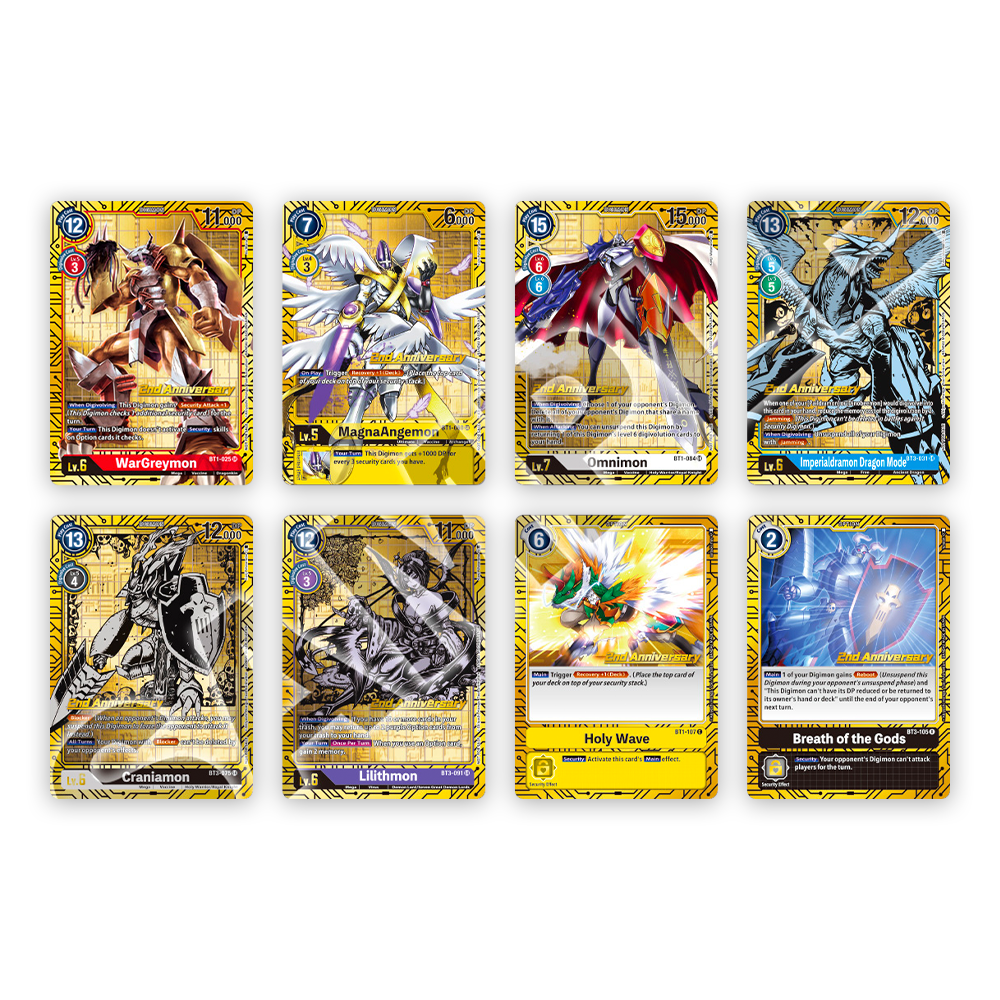 digimon gold numbered cards CARD GAME EX2-019 R Contains a single secret rare card posted in here a few