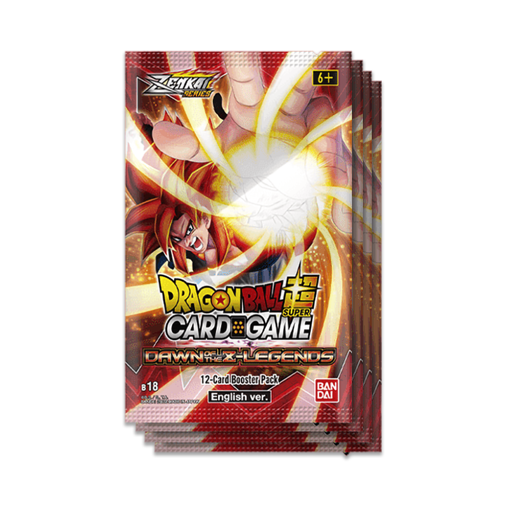 dragon ball dawn of the z legends booster box Super Pack x1 2 types of GDRs will be included (4 Packs) Dragon Ball Super
