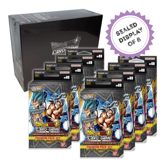 Dragon Ball Super CG Dawn of the Z-Legends Premium Pack [PP09] Display Case of 8