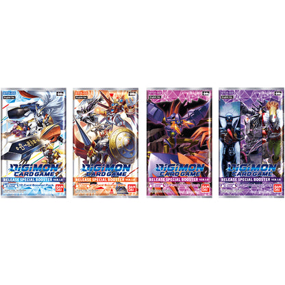 Digimon Card Game Release Special Booster Box ver.1.0 packs artworks