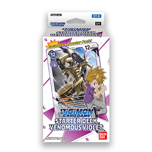 Digimon Card Game: Starter Deck - VENOMOUS VIOLET (ST-6)