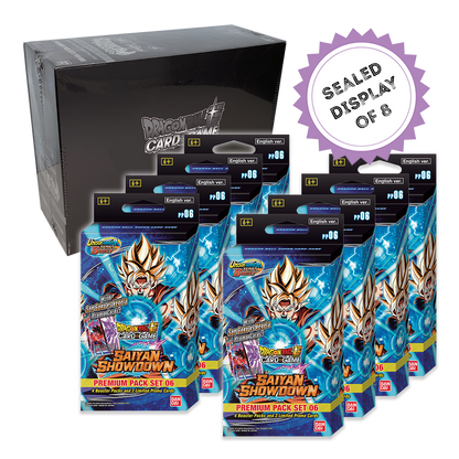Dragon Ball Super CG Saiyan Showdown Premium Pack [PP06] Display Case of 8