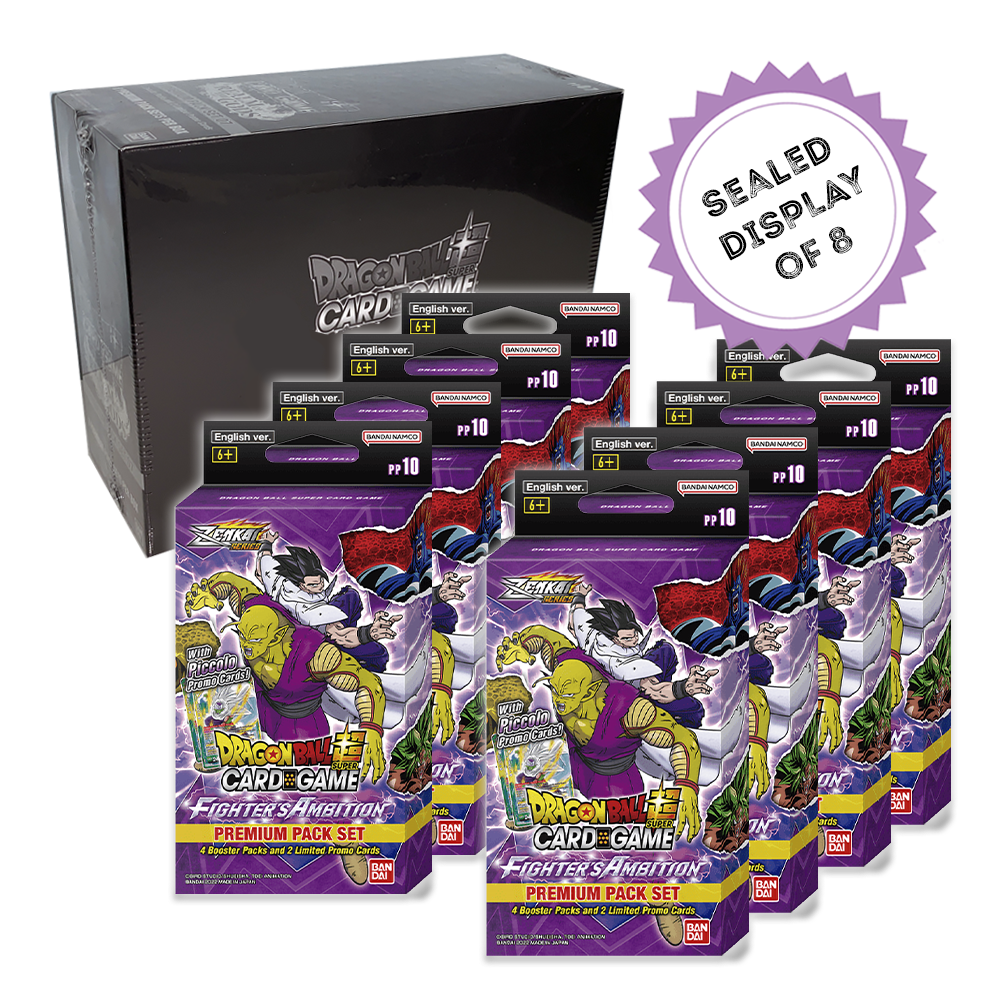 Dragon Ball Super CG Fighter's Ambition Premium Pack [PP10] Display Case of 8