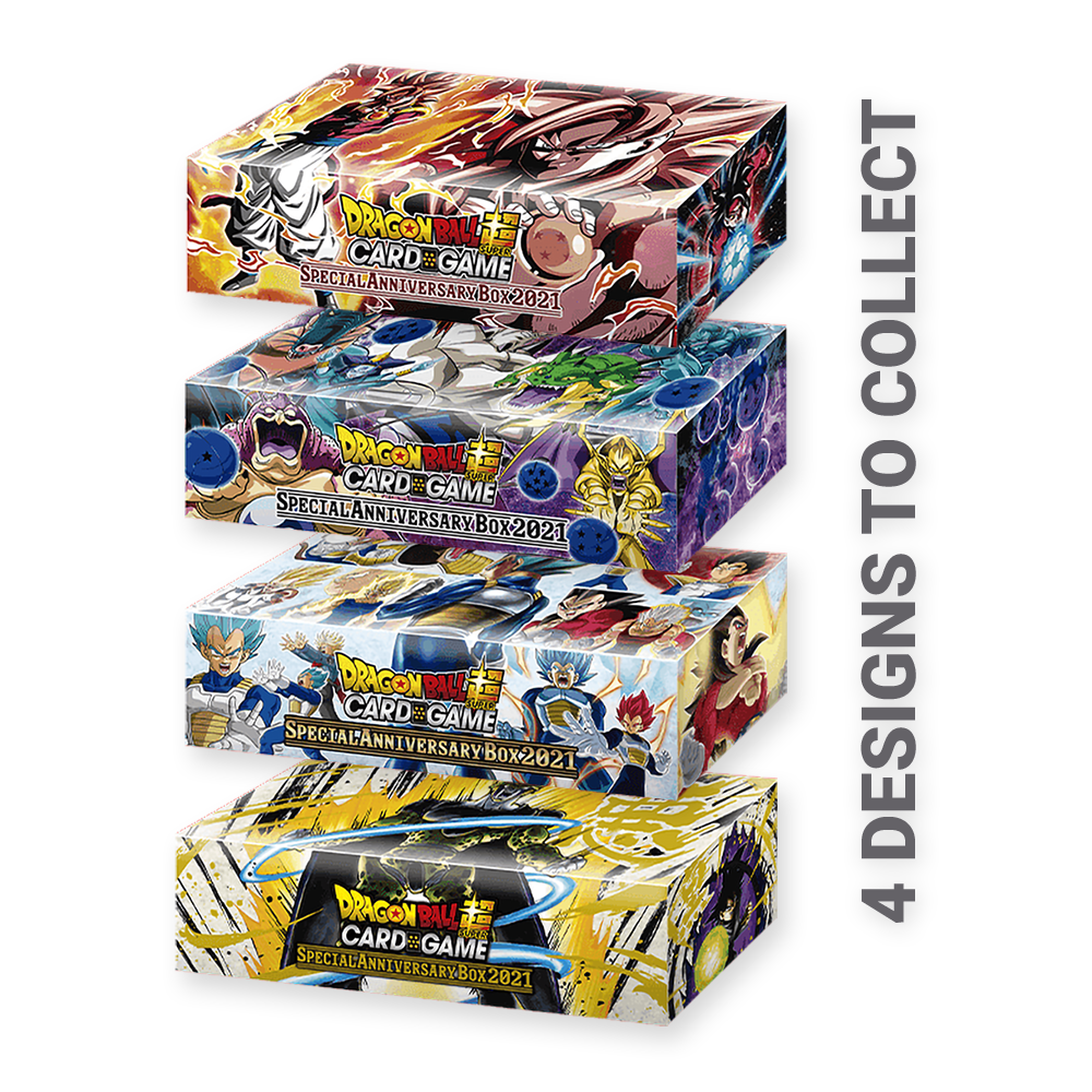 Dragon Ball Super CG: Special Anniversary Box 2021 Collector's Box Designs