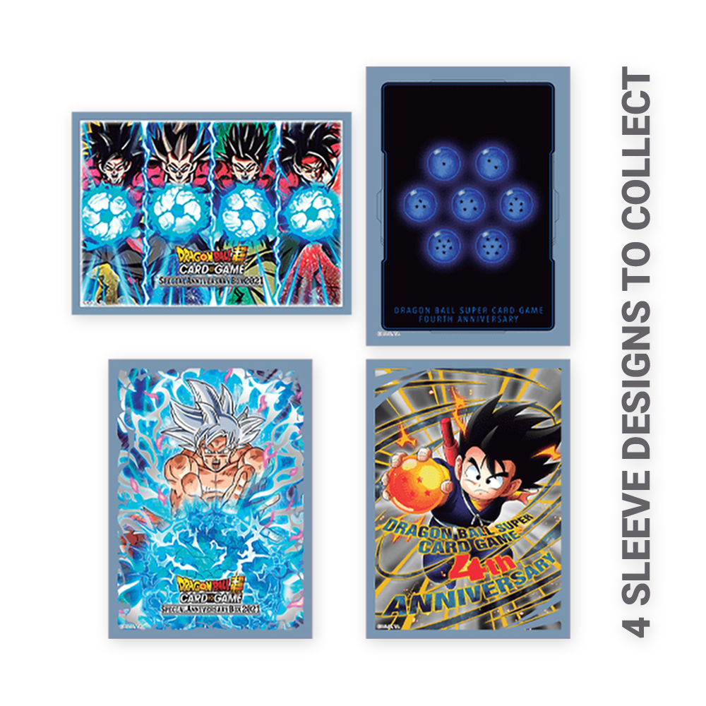 Dragon Ball Super CG: Special Anniversary Box 2021 Sleeve Designs