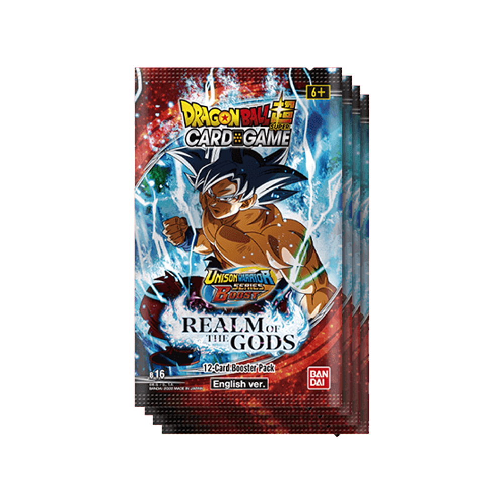 Dragon Ball Super CG: Realm of the Gods Premium Pack 7 (PP07) - Unison Warrior Series - 4 booster packs