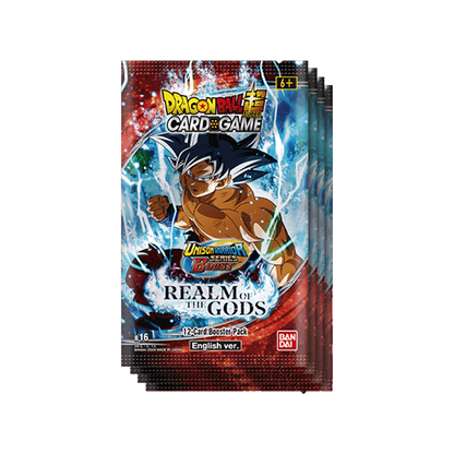 Dragon Ball Super CG: Realm of the Gods Premium Pack 7 (PP07) - Unison Warrior Series - 4 booster packs