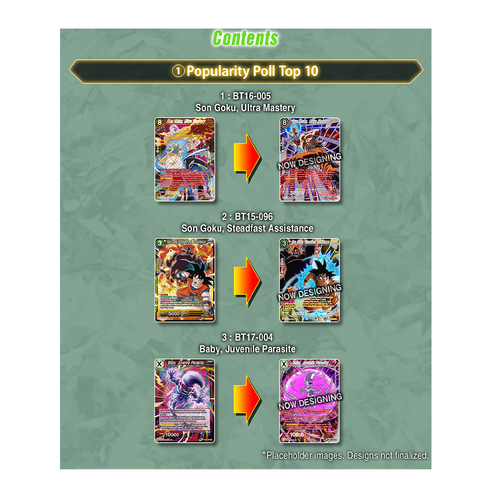 Dragon Ball Super Card Game - Collector's Selection Vol.3 Top 10 -1
