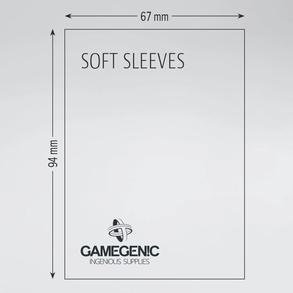 Gamegenic Soft Sleeves Specifications