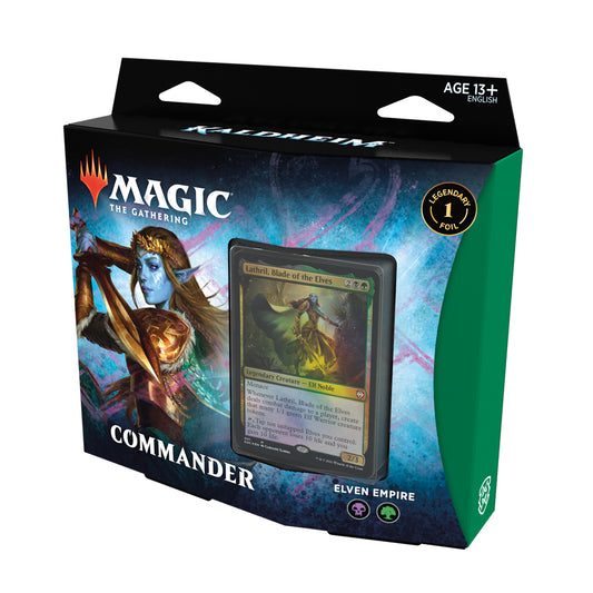 Magic The Gathering Kaldheim Commander Deck Green Black Elven Empire