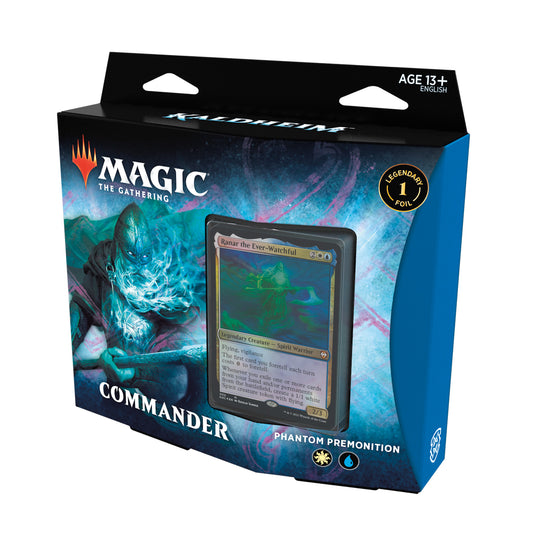 Magic The Gathering Kaldheim Commander Deck Blue White Phantom Premonition