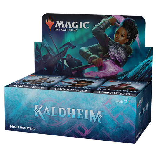 Magic The Gathering Kaldheim Draft Booster Box display