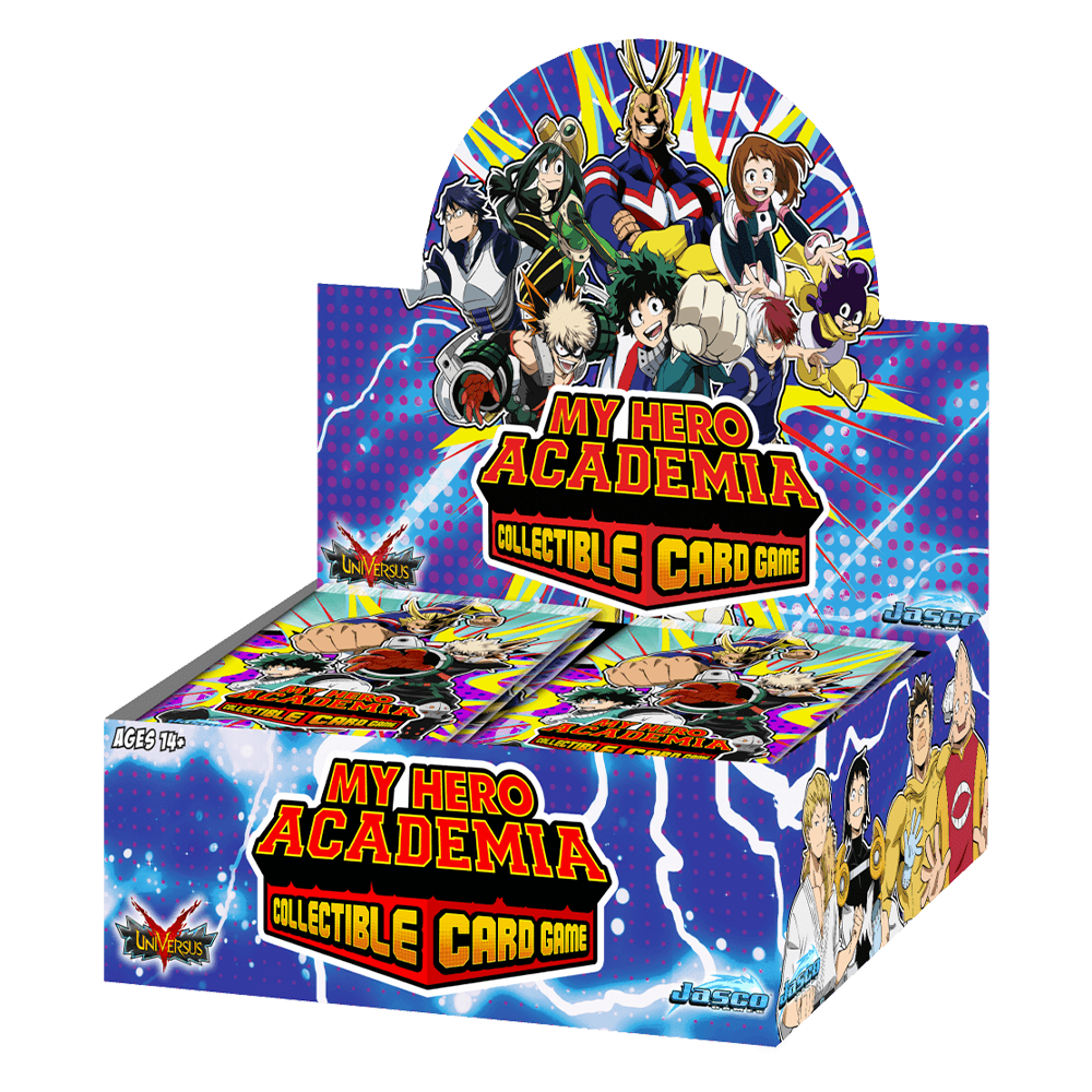 My Hero Academia Card Game Booster Box - Wave 1 Display