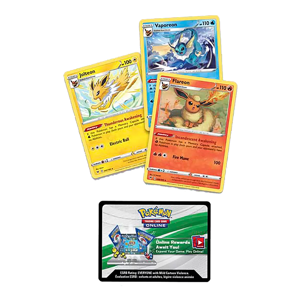 Pokémon Collectors Chest with 2 Poke Balls & 3 Eevee Promo Cards 3-Pack Chest Promos