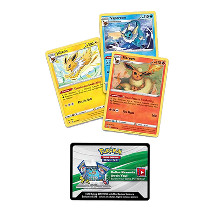 Pokémon Collectors Chest with 2 Poke Balls & 3 Eevee Promo Cards 3-Pack Chest Promos