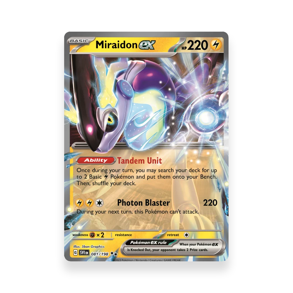 Pokémon TCG: Paldea Collection - Miraidon Ex Oversize Promo