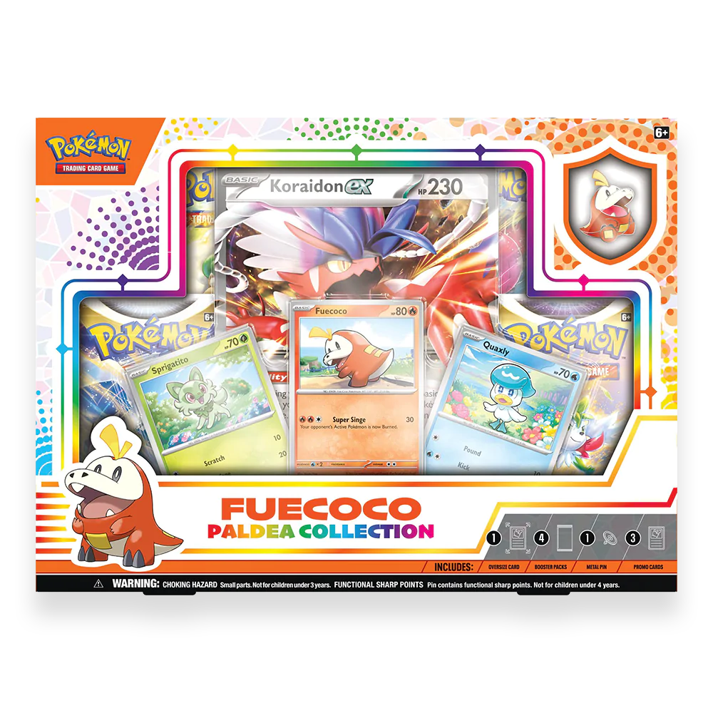 Pokmon TCG: Paldea Collection - Fuecoco (Koraidon Ex) Eclipse Cards Pokmon TCG: Paldea Collection - Fuecoco (Koraidon Ex) Eclipse Cards