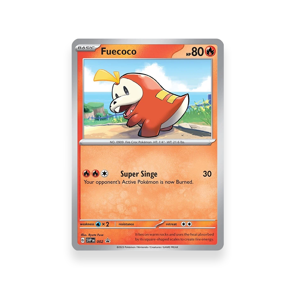 fuecoco shiny pokemon card Pokémon TCG: Paldea Collection