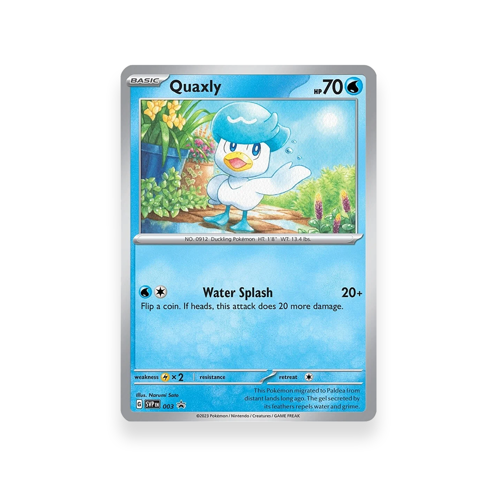 Pokémon TCG: Paldea Collection - Quaxly Promo 1