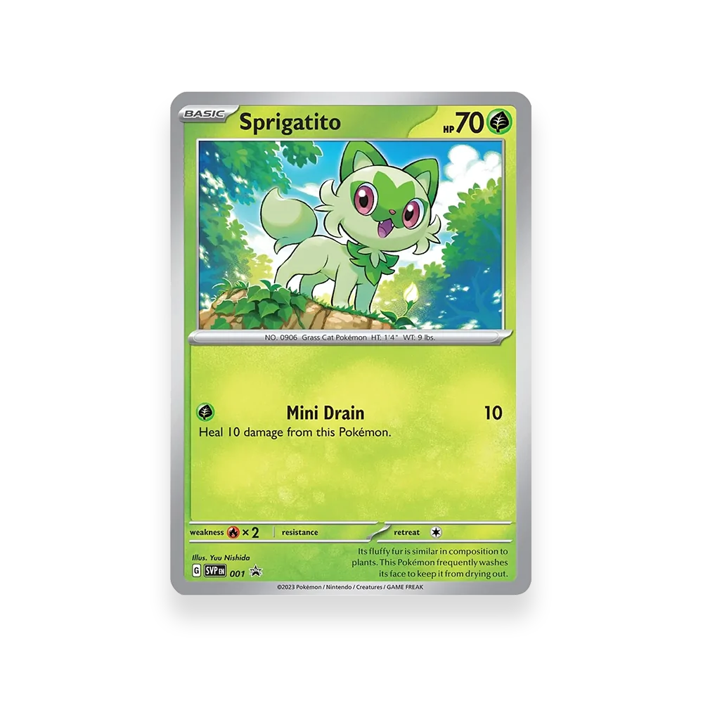 Pokmon TCG: Paldea Collection - Sprigatito (Miraidon Ex) Eclipse Cards Pokmon TCG: Paldea Collection - Sprigatito (Miraidon Ex) Eclipse Cards