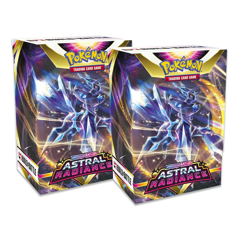 Pokémon TCG: Sword & Shield - Astral Radiance Build & Battle Stadium Build and battle boxes