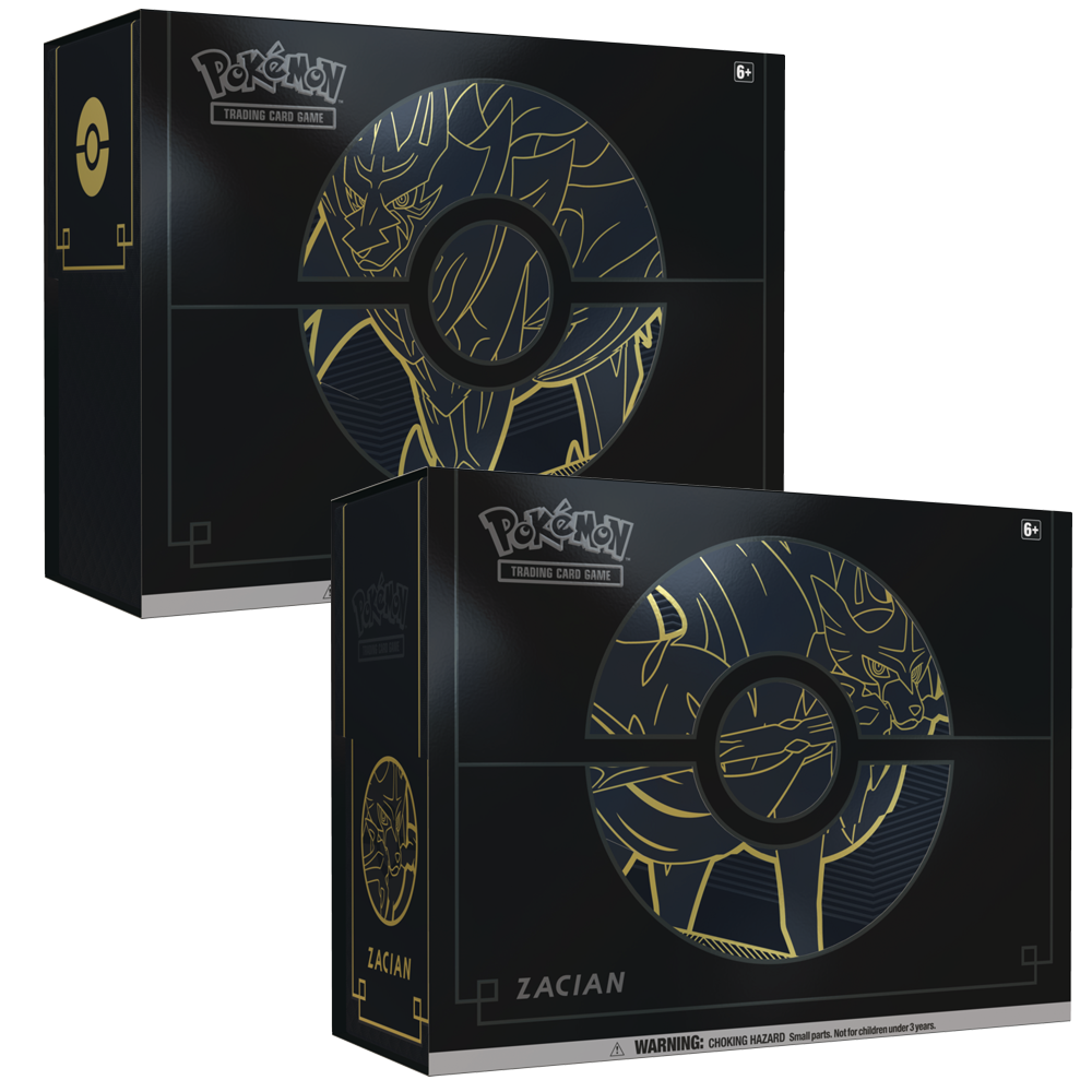 Pokémon TCG: Sword & Shield Elite Trainer Box Plus Zacian & Zamazenta Bundle