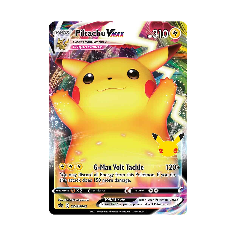 Pokmon TCG: Celebrations Premium Figure Collection Pikachu VMAX Eclipse Cards Pokmon TCG: Celebrations Premium Figure Collection Pikachu VMAX Eclipse Cards