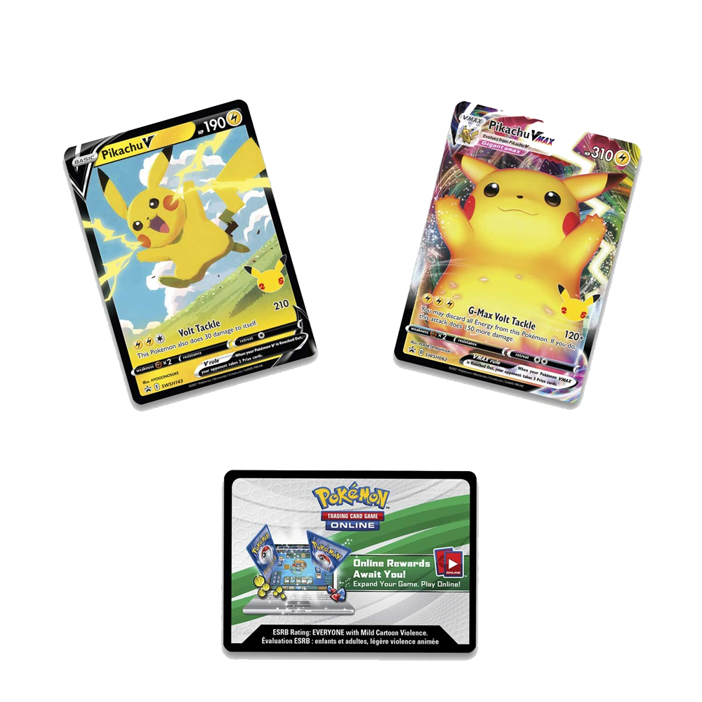 Pokémon TCG: Celebrations Premium Figure Collection – Pikachu VMAX Promos