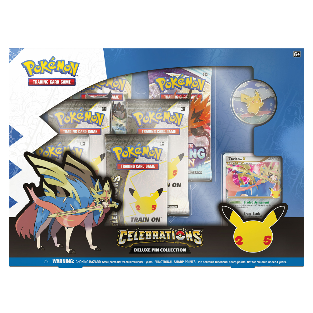 Pokémon TCG: Celebrations Deluxe Pin Box (25th Anniversary) front