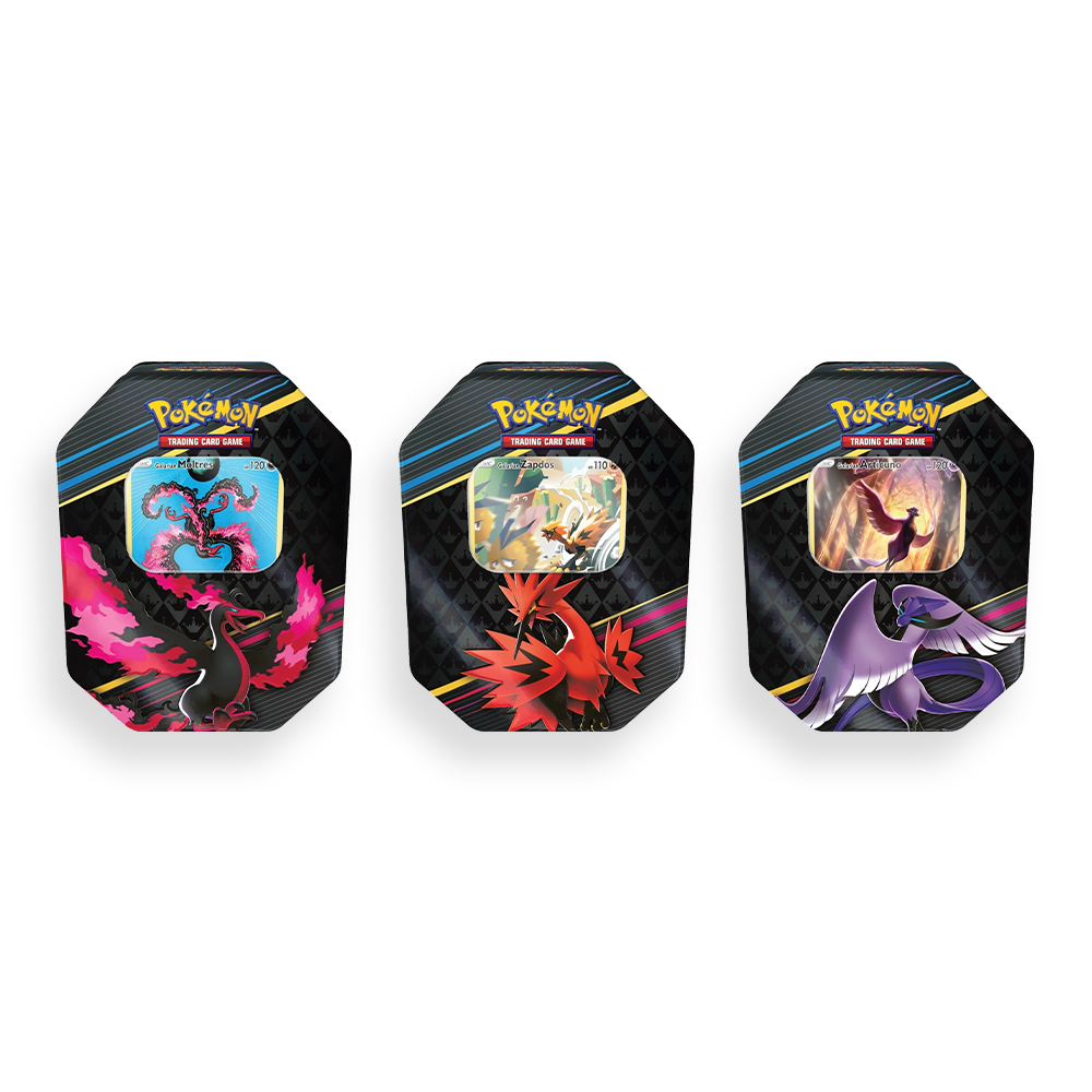 Pokémon TCG: Crown Zenith Tins – Set of 3